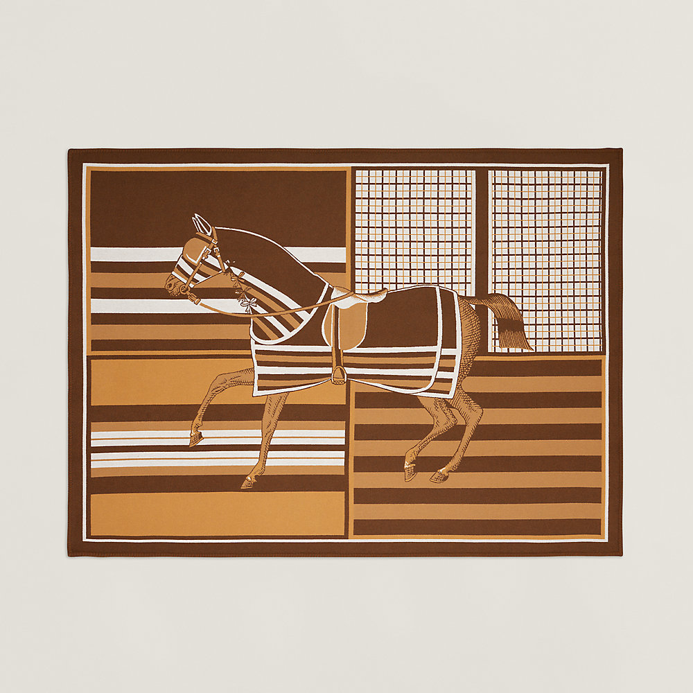 Couvertures Nouvelles blanket - Brown | Hermès Mainland China